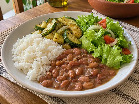 Prato de comida caseira